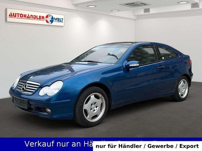 Blau Gebraucht 2002 Mercedes C180 Coupé | 449 € (Superpreis) - Bild 1/3