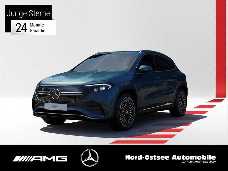 Denimblau metallic Gebraucht 2022 Mercedes EQA350 AMG SUV | 34.890 € (Fairer Preis) - Bild 1/3