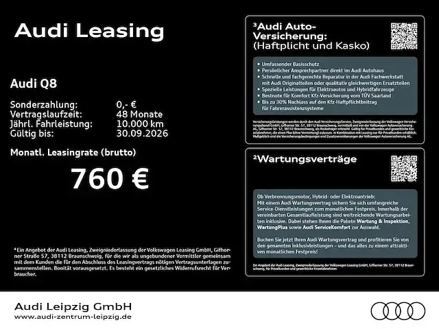 Gebraucht Audi Q8 Sport 340 PS (250 kW) 2024 Silber SUV