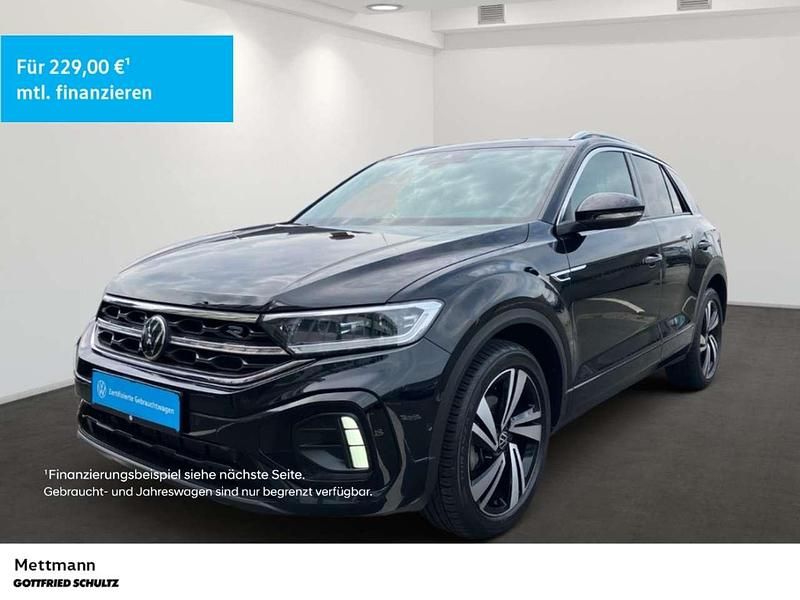 Schwarz Gebraucht 2023 VW T-Roc R-line SUV | 28.490 € (Guter Preis) - Bild 1/3