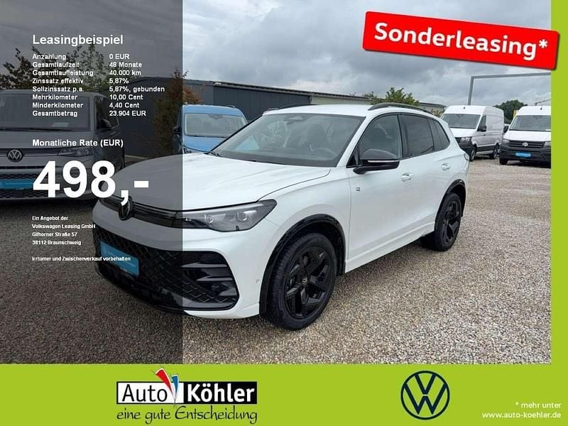 Oryxweiss perlmutteffekt Gebraucht 2024 VW Tiguan R-line SUV | 46.800 € (Superpreis) - Bild 1/3