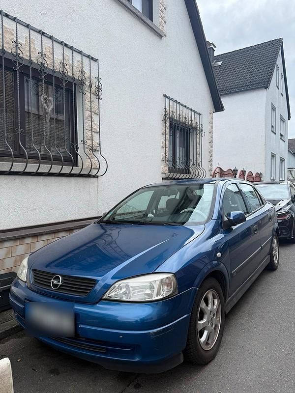 Gebraucht Opel Astra 86 PS (63 kW) 2002 Blau Limousine