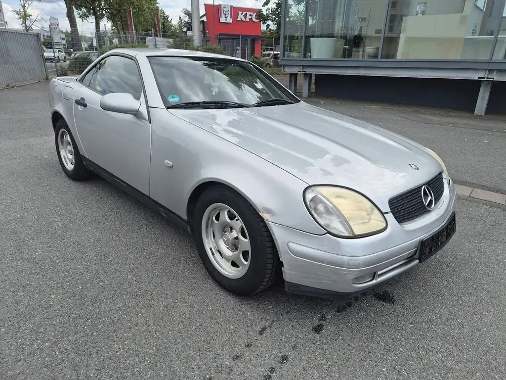 Gebraucht Mercedes SLK200 136 PS (100 kW) 1998 Silber Cabrio