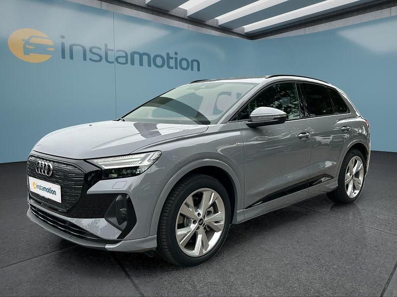 Grau Gebraucht 2024 Audi Q4 e-tron SUV | 50.299 € - Bild 1/4