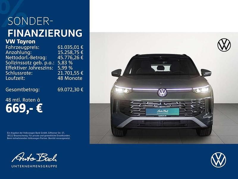 Neu VW Tayron Elegance 150 PS (110 kW) 2026 Cipressinogrün metallic SUV