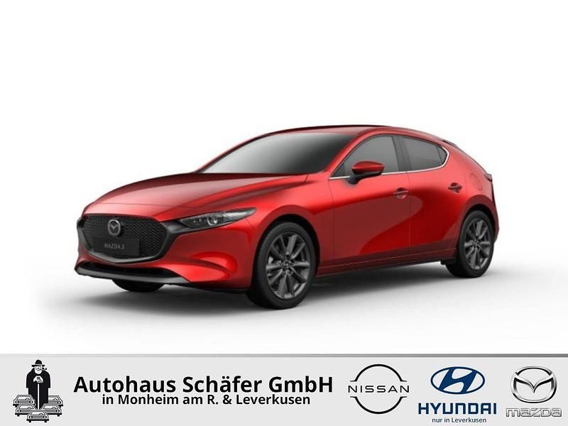 Neu Mazda 3 Exclusive 140 PS (102 kW) 2026 Rot Limousine