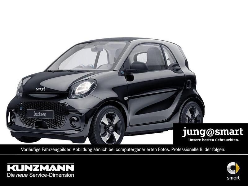 Schwarz Gebraucht 2021 Smart ForTwo Electric Drive Passion Coupé | 10.380 € (Fairer Preis) - Bild 1/4