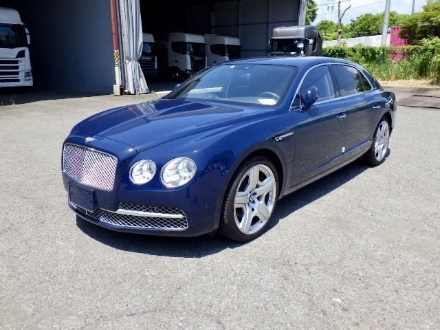 Blau Gebraucht 2014 Bentley Flying Spur Limousine | 75.000 € (Fairer Preis) - Bild 1/4