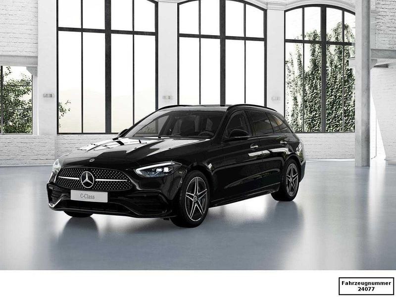 Schwarz Gebraucht 2023 Mercedes C300e AMG Limousine | 36.590 € (Superpreis) - Bild 1/4