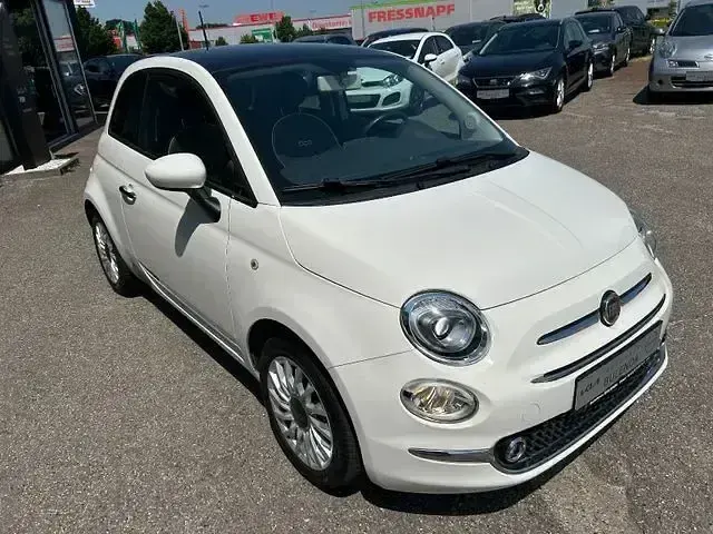 Gebraucht Fiat 500 Lounge 69 PS (50 kW) 2017 Weiß Kleinwagen