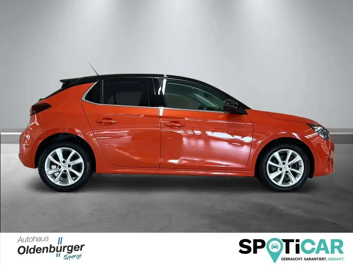 Gebraucht Opel Corsa Elegance 101 PS (74 kW) 2023 Power orange/dynamik orange Kleinwagen