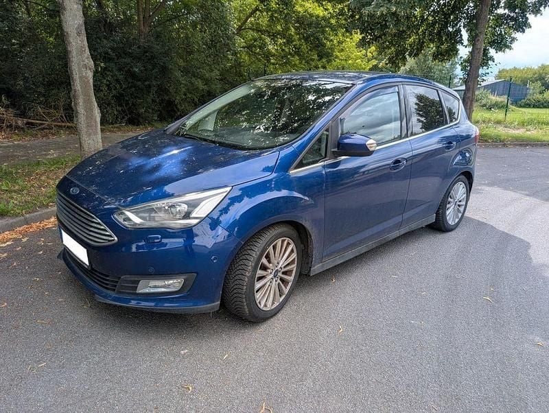 Blau Gebraucht 2016 Ford C-MAX Titanium Van / Kleinbus | 11.900 € (Fairer Preis) - Bild 1/4