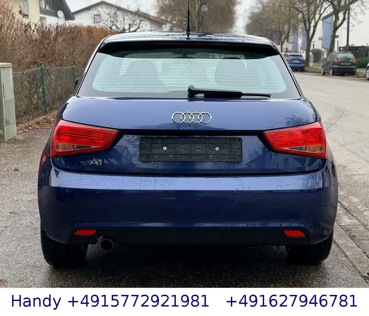 Brugt Audi A1 Attraction 90 HK (66 kW) 2013 Blå Hatchback