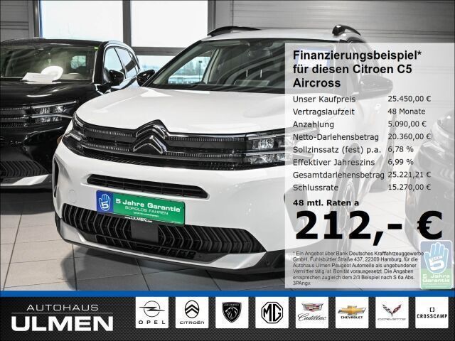 Weiss Gebraucht 2023 Citroën C5 Aircross PureTech SUV | 25.450 € (Fairer Preis) - Bild 1/4