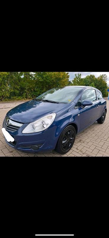 Blau Gebraucht 2009 Opel Corsa Limousine | 750 € (Superpreis) - Bild 1/4