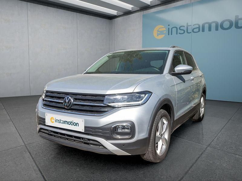 Silber Gebraucht 2021 VW T-Cross SUV | 20.099 € (Guter Preis) - Bild 1/4