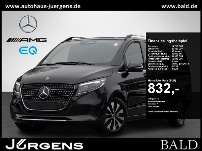 Obsidianschwarz metallic Gebraucht 2024 Mercedes V300 Avantgarde Van / Kleinbus | 76.099 € (Fairer Preis) - Bild 1/4