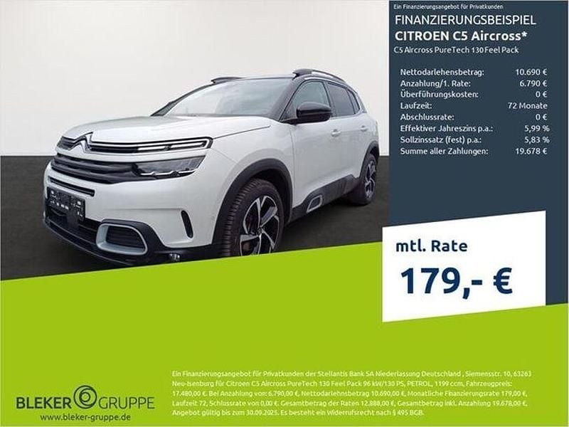 Perlmutt weiß Gebraucht 2022 Citroën C5 Aircross Feel SUV | 17.480 € (Fairer Preis) - Bild 1/3