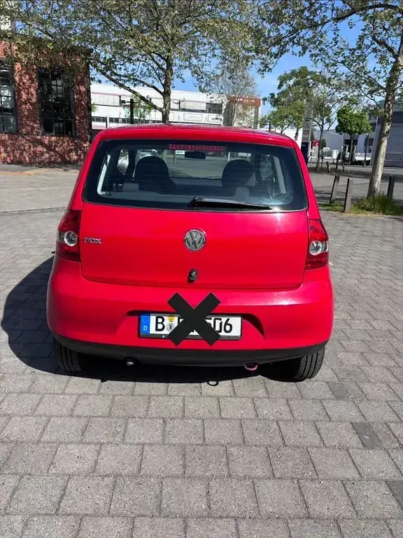 Brugt VW Fox 54 HK (39 kW) 2005 Rød Hatchback