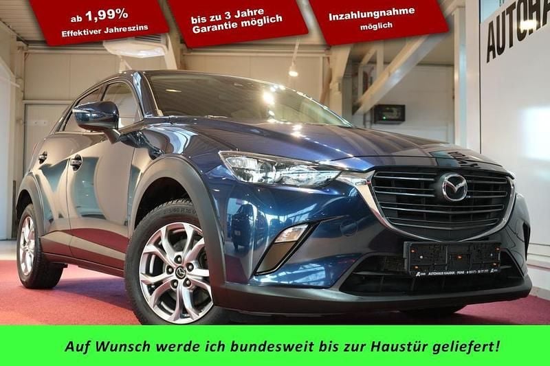 Blau Gebraucht 2018 Mazda CX-3 Sports-Line SUV | 14.990 € (Fairer Preis) - Bild 1/4
