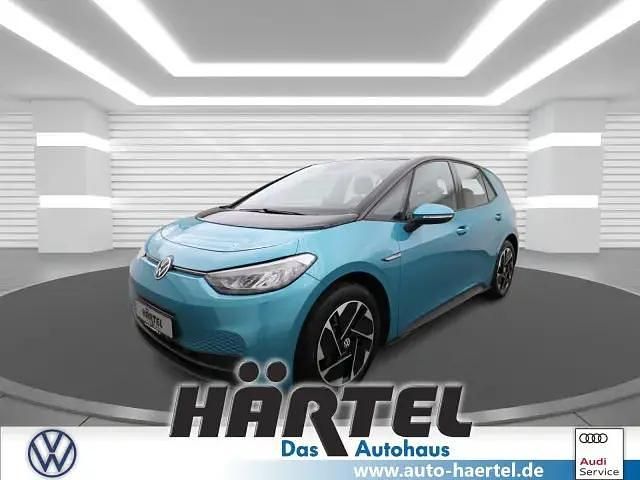 Makenatürkis (green), metallic Gebraucht 2021 VW ID.3 Pro Performance Kleinwagen | 19.100 € (Superpreis) - Bild 1/4