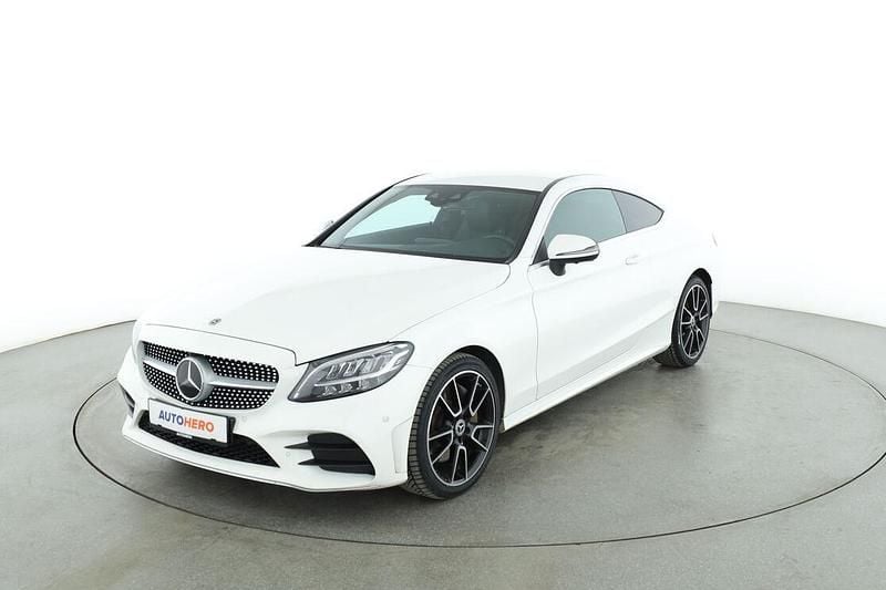 Weiß Gebraucht 2020 Mercedes C400 AMG line Coupé | 36.100 € (Fairer Preis) - Bild 1/3