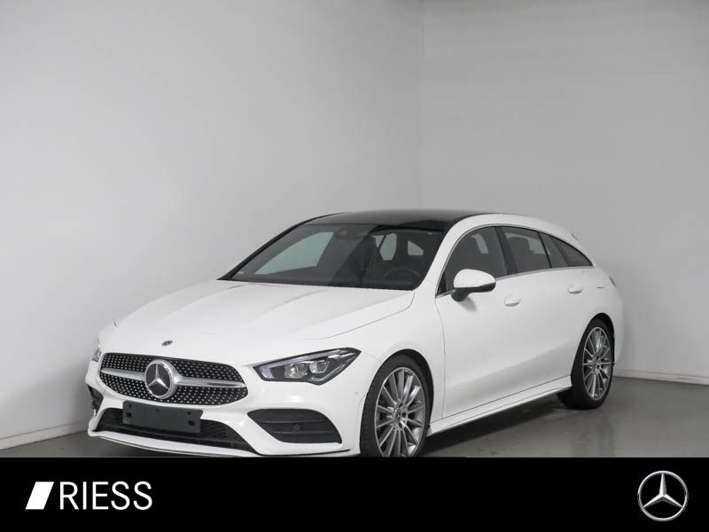 Weiss Gebraucht 2022 Mercedes CLA200 Shooting Brake AMG Kombi | 29.800 € (Superpreis) - Bild 1/4