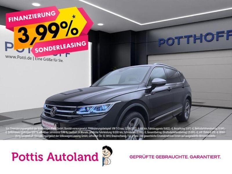 Schwarz Gebraucht 2024 VW Tiguan Allspace R-line SUV | 44.997 € (Etwas zu teuer) - Bild 1/4
