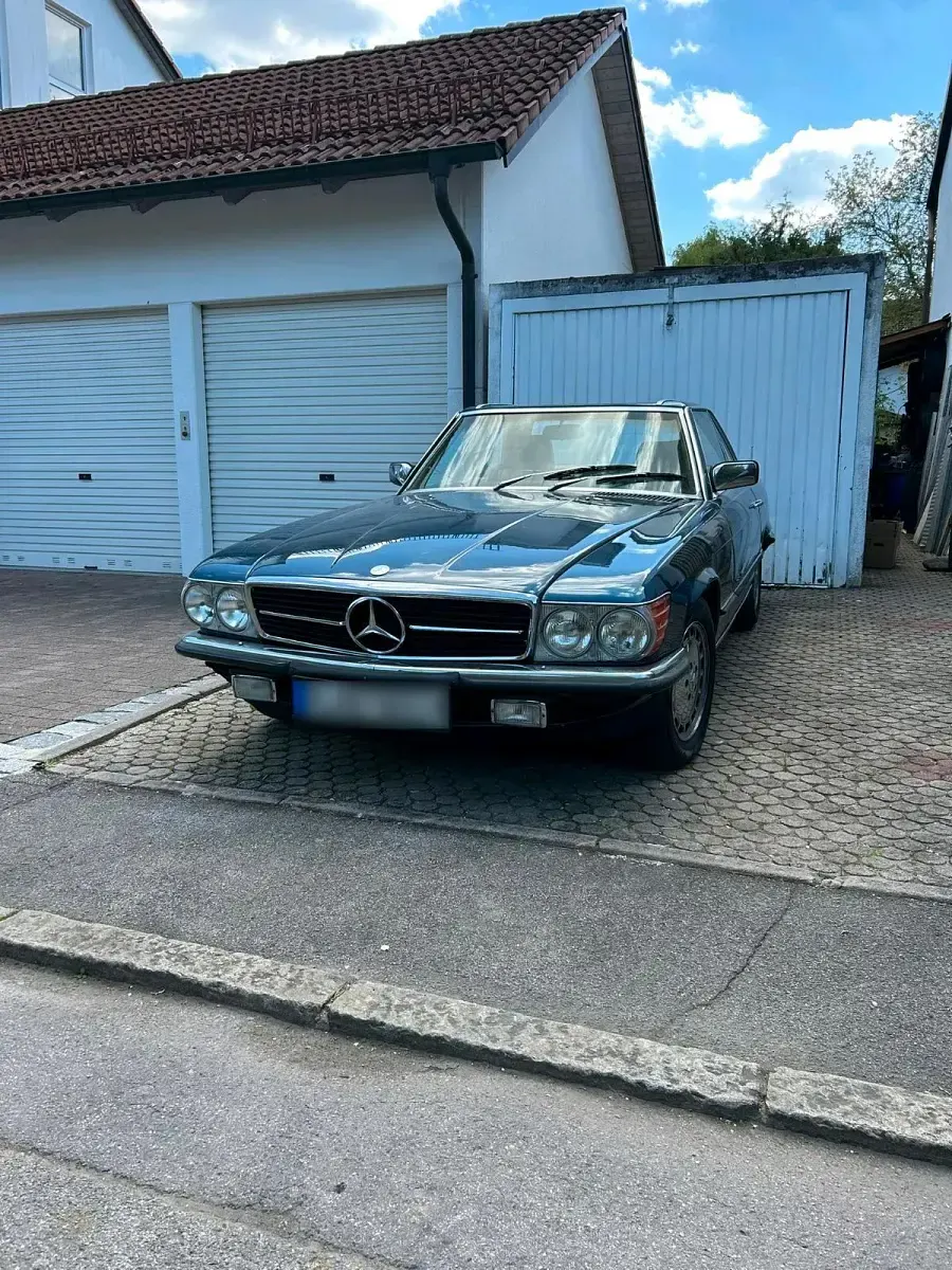 Gebraucht Mercedes SL500 231 PS (169 kW) 1983 Blau Cabrio