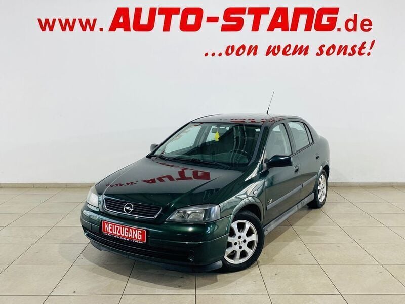 Gebraucht Opel Astra 84 PS (61 kW) 2003 Kryptongruen mi2 Limousine