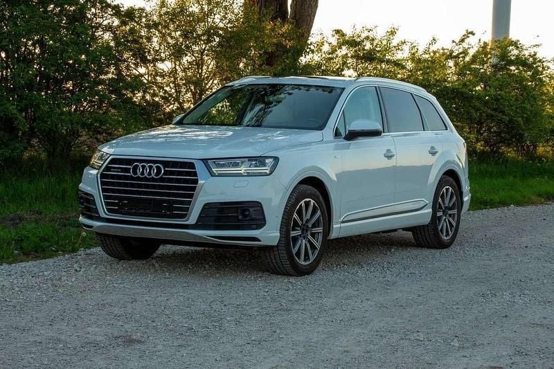 Gletscherweiss Gebraucht 2016 Audi Q7 S-Line SUV | 31.950 € (Superpreis) - Bild 1/4