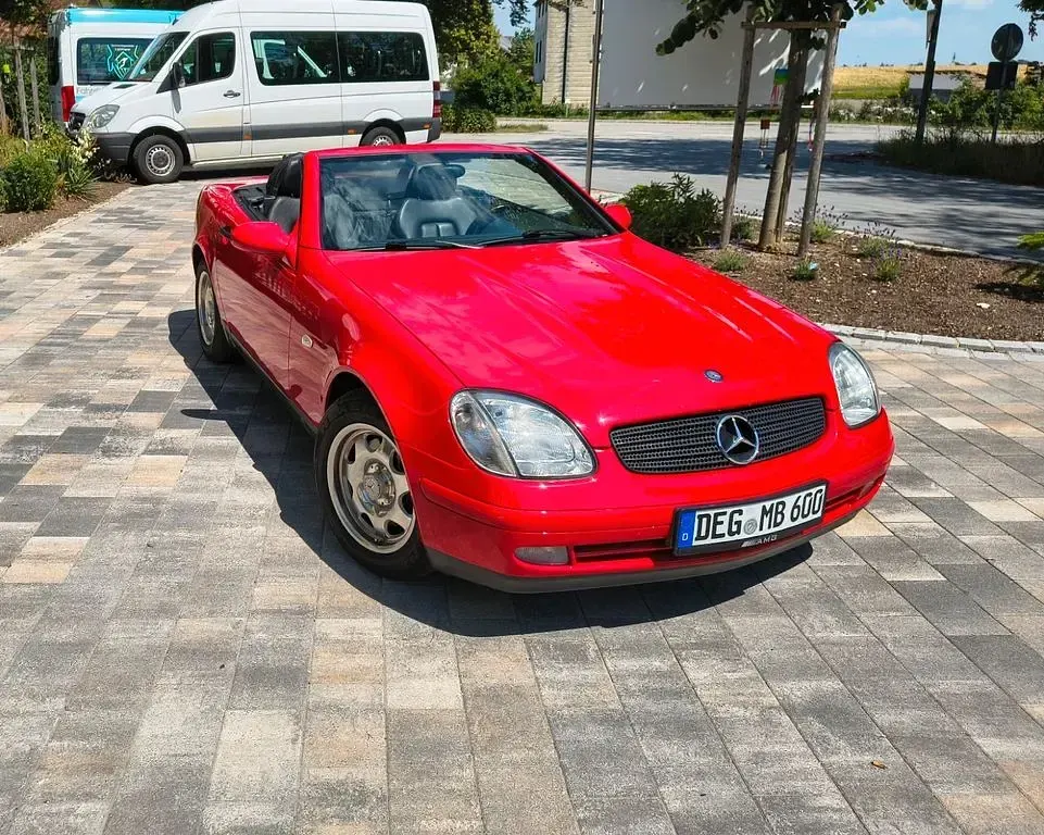 Gebraucht Mercedes SLK200 136 PS (100 kW) 1999 Rot Cabrio
