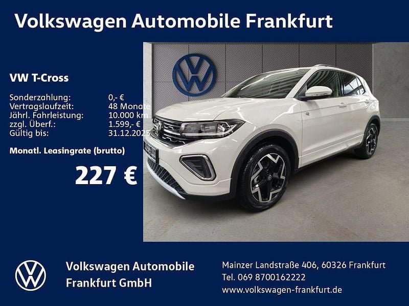 Weiß Neu 2025 VW T-Cross R-line SUV | 31.380 € (Teuer) - Bild 1/4