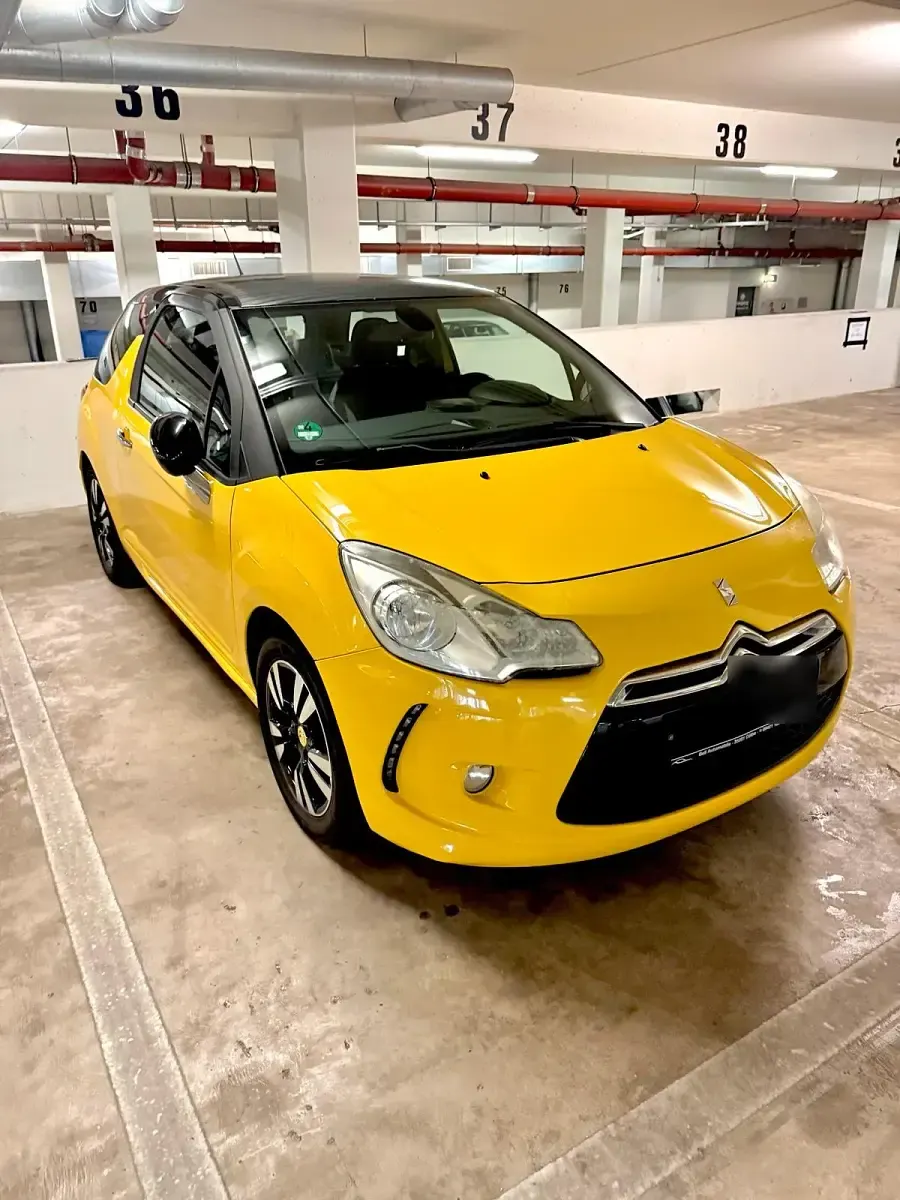 Gebraucht Citroën DS3 95 PS (69 kW) 2010 Gelb Kleinwagen