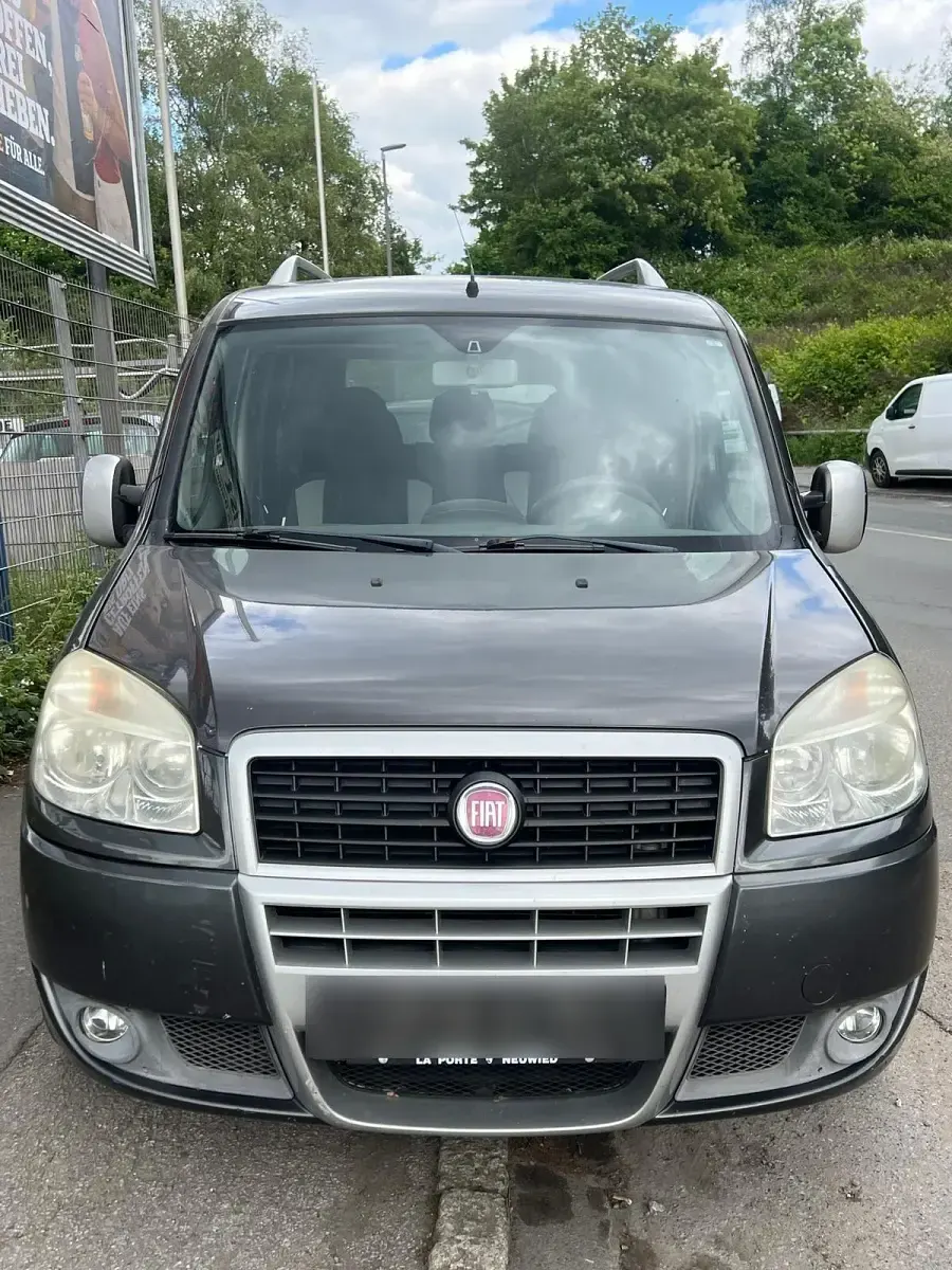 Gebraucht Fiat Doblò 75 PS (55 kW) 2008 Grau Van / Kleinbus