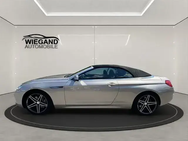 Gebraucht BMW 640 Cabriolet Sport Line 320 PS (235 kW) 2013 Silber Cabrio