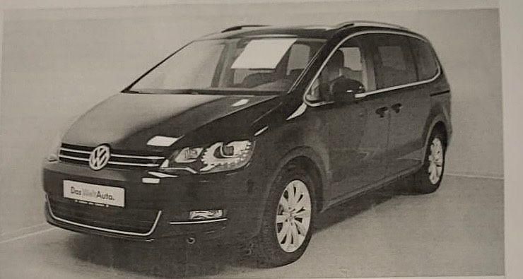 Gebraucht VW Sharan 140 PS (102 kW) 2015 Schwarz Van / Kleinbus