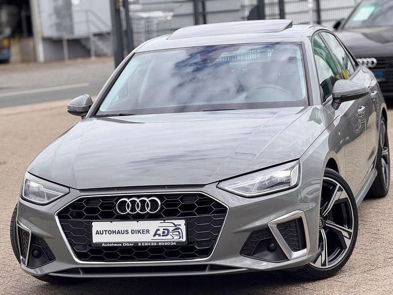 Grau Gebraucht 2022 Audi A4 S-Line Limousine | 25.800 € (Teuer) - Bild 1/4