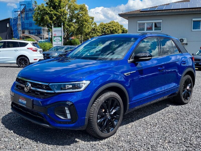 Blau Gebraucht 2022 VW T-Roc R-line SUV | 32.990 € (Fairer Preis) - Bild 1/4