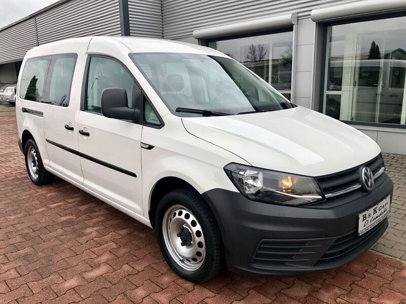Weiß Gebraucht 2018 VW Caddy Maxi Van / Kleinbus | 12.999 € (Etwas zu teuer) - Bild 1/4
