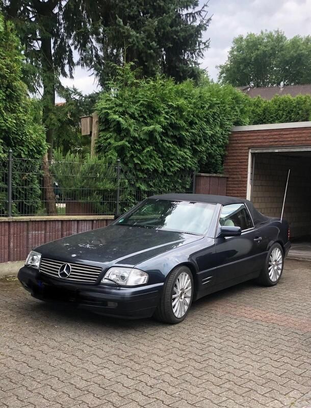 Blau Gebraucht 1996 Mercedes SL280 Cabrio | 13.999 € (Fairer Preis) - Bild 1/4