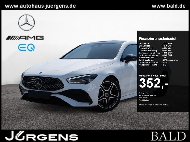 Weiss polarweiss Gebraucht 2024 Mercedes CLA180 AMG Limousine | 38.880 € (Etwas zu teuer) - Bild 1/4