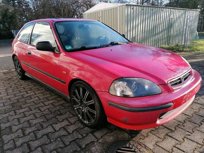 Rot Gebraucht 1996 Honda Civic Kleinwagen | 500 € (Superpreis) - Bild 1/4