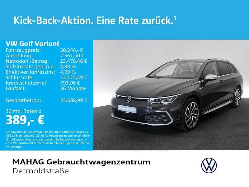 Gebraucht VW Golf Alltrack 200 PS (147 kW) 2023 Uranograu Kombi