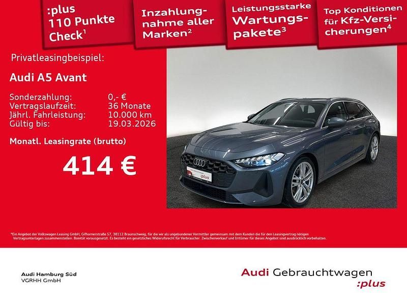 Gebraucht Audi A5 Sport 150 PS (110 kW) 2025 H3 horizontblau metallic Kombi