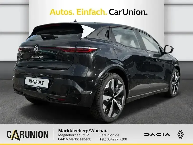 Używany Renault Megane E-Tech 161 kW (220 KM) 2024 Czarny Sedan/Limuzyna