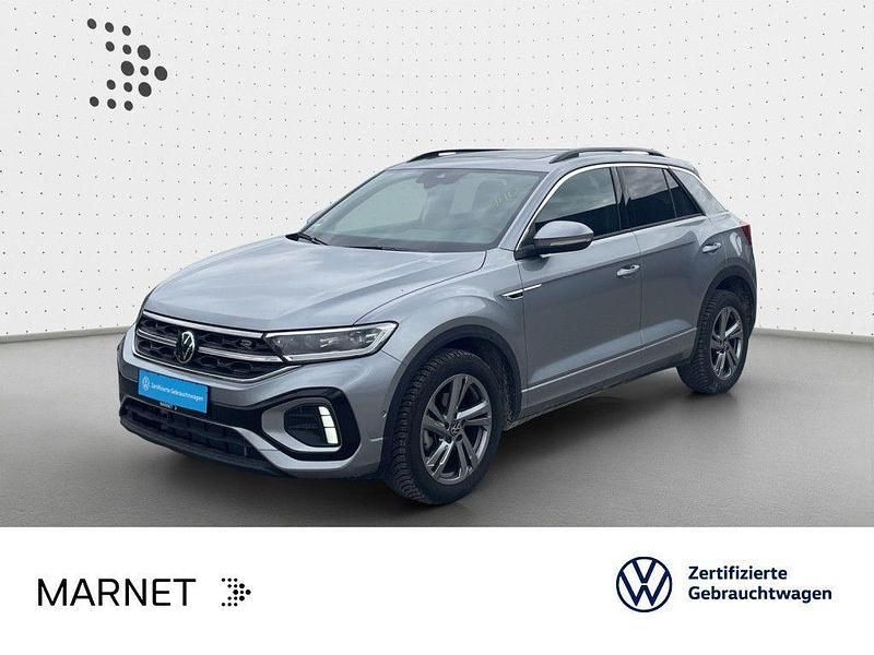 Pyritsilber metallic Gebraucht 2024 VW T-Roc R-line SUV | 34.890 € (Teuer) - Bild 1/3