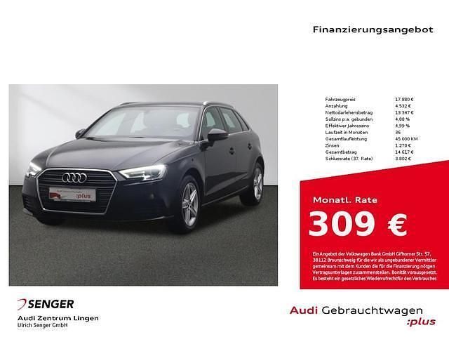 Mythosschwarz metallic Gebraucht 2019 Audi A3 Design Limousine | 17.880 € (Guter Preis) - Bild 1/3