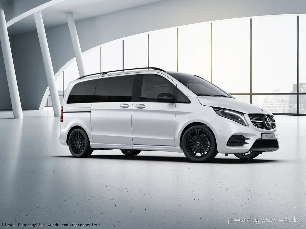 Gebraucht Mercedes V220 Edition 163 PS (119 kW) 2023 Bergkristallweiß metallic Van / Kleinbus