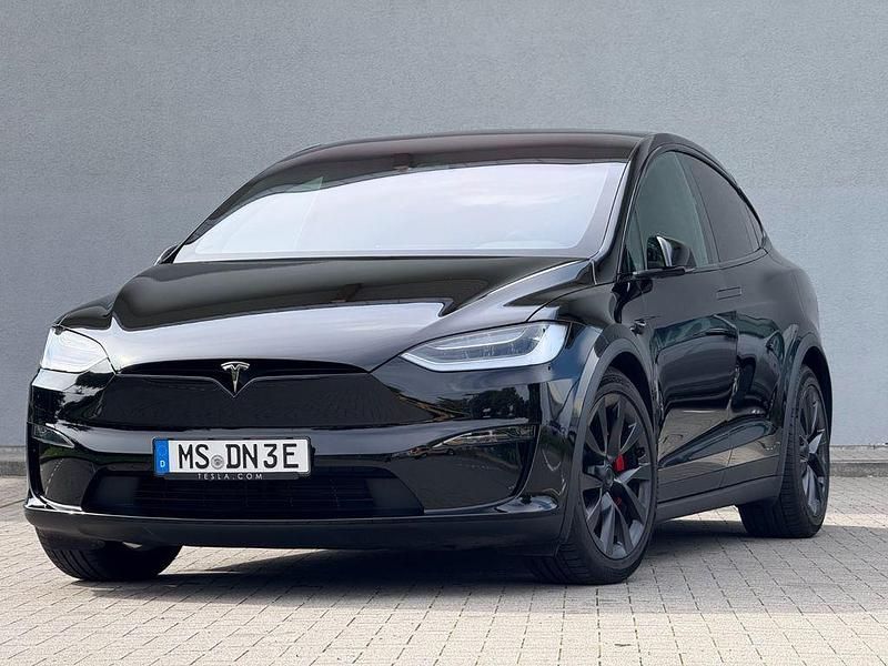 Schwarz Gebraucht 2023 Tesla Model X Plaid SUV | 74.900 € - Bild 1/4
